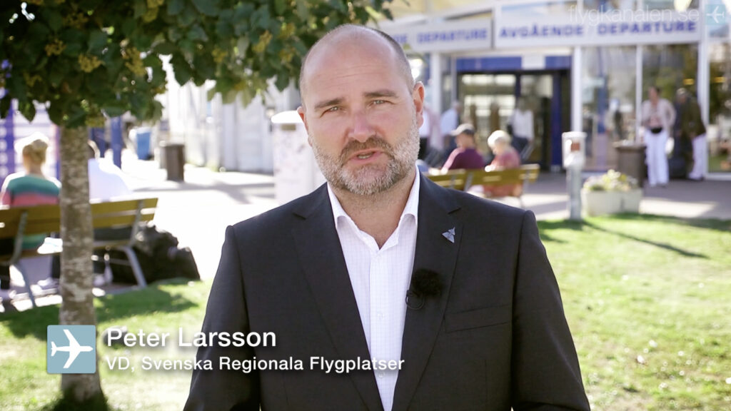 Peter Larsson, VD Svenska Regionala Flygplatser
